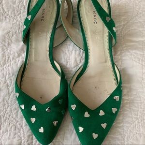 MARC JACOBS kitten slingbacks